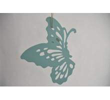 Schmetterling 25x30cm türkis lasergeschnitten