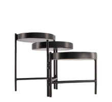 Table metal 65x19.5x28cm Black