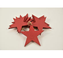 Granatapfel 7.5x5.5x5.5cm 6pc poly Weiß