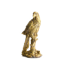 Vogel Polyresin 11x7.5x20cm Gold