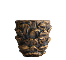 Teelichthalter Glas Ø7x8cm Gold