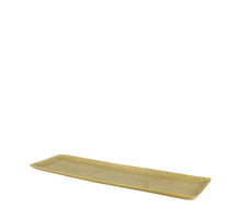 Rechteckige Aluminiumplatte 48x15x1,75cm Gold