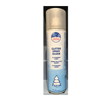 Glitterspray zilver 150ML