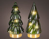 Micro LED boom glas steady binnen 2ass groen/warm wit D.6cm x H.12.8cm