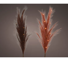 Micro LED Warm weiß Fahne Stoff BO Indoor Herbst sortiert H70 cm