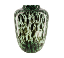 Vase aus Glas Ø34x50cm Grün
