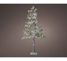 Baum Schneefichte auf Stamm grün/warmweiß 40x150cm 72LED