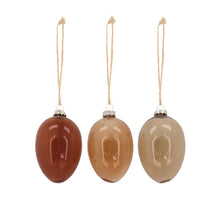 6STÜCK EI 5CM FEDERN/JUTE-ANHÄNGER