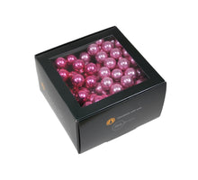 ca. 144 Glasperlen/Draht, rosa Opal, 25 mm