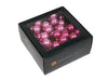 ca. 72 Glasperlen/Draht rosa Opal 30 mm