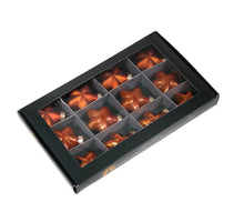 ca. 12 Glassterne/Kappe Mandarin 40 mm