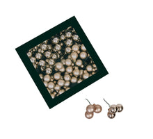 w/b. 144 glassballs/wire hazel 20 mm