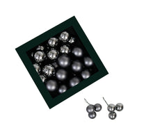 w/b. 36 glassballs/wire pigeon 40 mm
