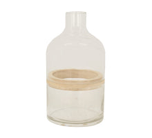 Vase Glas Ø12x28.7cm Transparent