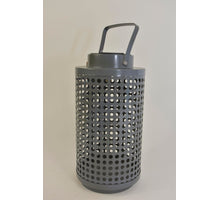 SOLARLATERNE METALL WEISS D14XH28CM