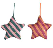 Ster polyester 2col ass assortie L.2cm x W.10.5cm x H.10.5cm