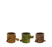 Teelichthalter Baumwolle Glas Ø10x10cm Gemischt braun