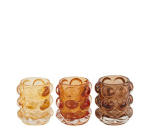 Glasflasche Ø9x19,5cm Grau gemischt