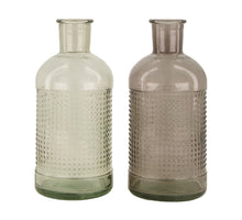 Glasflasche Ø9x19,5cm Gemischt braun