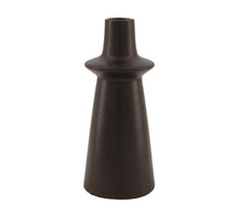 Vase Keramik Ø11.5x26cm Braun