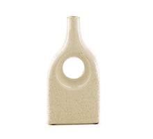 Vase Keramik 6.7x3.5x11.1cm Matt Beige mix