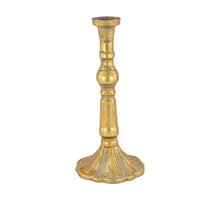 Kerzenhalter Metall Ø11x23cm Gold