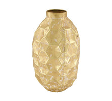 Flasche Metall Ø24x38,5cm Gold