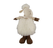 Statue Schaf Stoff 16x14x29cm