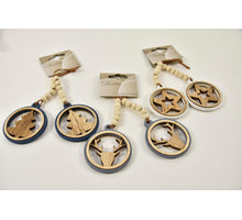 H.19 Ø2.2 cm Honig-Set 4 Drehkerzen