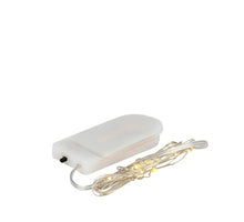 Christmas light 20 lamps white+button incl battery