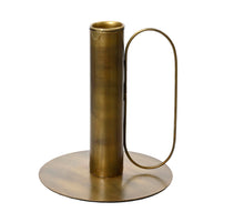 Kerzenständer Eisen Kupfer antik D10 H11cm