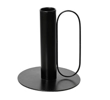 Kerzenleuchter Eisen schwarz matt D10 H11cm