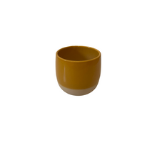 Sphere Smooth Flowerpot Oker 13cm