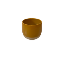 Sphere Smooth Flowerpot Oker 15cm