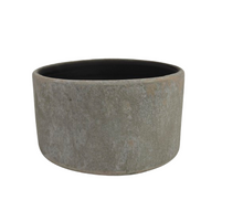 Schale Lousada D20 H11cm Vintage-Grau