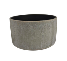 Schale Lousada D28 H15cm Vintage-Grau