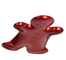 Decobord pp gingerbread shinny rood L.27cm x W.20cm x H.1.5cm