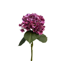 Hydrangea-Spray 75 cm, Echtfühl-Effekt, Lila