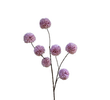 Pompomspray x 7 lg 98 cm helllila