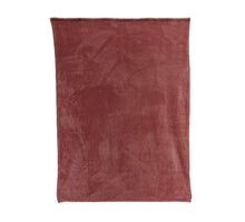 Überwurf Polyester Flanell Rautensamt rosa L130 B170 H0.80cm