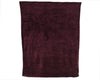 Überwurf Polyester Flanell Raute bordeaux L130 B170 H0.80cm