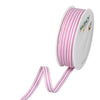 Rolle Streifen Bänder 10mm 35mtr rosa/weiss