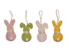 HAASJE VAN STOF 10X2CM 4 KLEUREN ASST