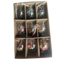 Eierglasanhänger, 9 Stück