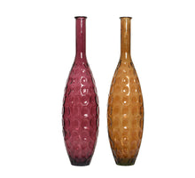 Vase recyceltem Glas verblassen 2kl.ass - dia26-H100cm - sortiert