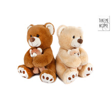 Take Me Home Bier mit Baby, 2er-Set, Plüsch, 25 cm