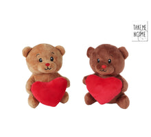 Take Me Home Bier mit Herzplüsch, 2er-Set, 15 cm