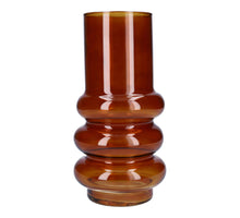 Glasvase Tess D10/13.6xh27 cm Bernstein
