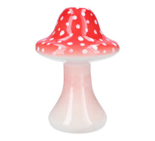 Vase Pilz Fliegenpilz Rot T14,5 H21,2 cm Keramik