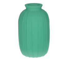 Glasflasche Carmen d4/7xh12 türkis matt